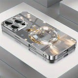 Crystal Water Drop For Apple Pattern Electroplated Case For iPhone