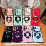 For Magnetic Large Window Case For Samsung