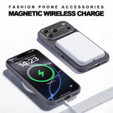 Big Window Magnetic Liquid Silicone Case for iPhone