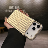 Corrugated Pattern Magnetic Case For iPhone