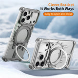 Minimalist Metal Frameless Magnetic Case For iPhone