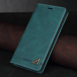 Anti-theft Flip Leather Wallet Case For Iphone