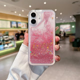Shiny Quicksand Transparent Case for iPhone