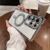 Diamond Magnetic Full Lens Protection Case for Samsung Galaxy