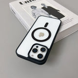 Luxury Original  Magnetic Transparent Case For iPhone