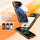 Luxury Plating Soft TPU Magnetic Case For iPhone