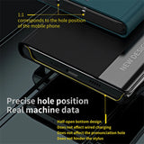 Luxury Plating Leather Flip Case For iPhone