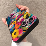 Creative Flower Girl Phone Case For iPhone