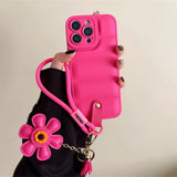 Fashion Down Jacket Lanyard Phone Case for IPhone