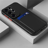 Liquid Silicone Card Holder Case For Samsung