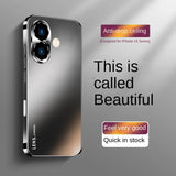 Ultra-thin Frosted Electroplating Anti-fall Case For iPhone