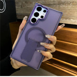 Magnetic Matte Kickstand Case For Samsung S26