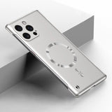 Metal Painting Frameless  Magnetic Case For iPhone