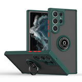 Luxury Matte Armour Magnetic Stand Phone Case For Samsung S26