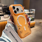 Frosted Semi-Transparent Magnetic Protective Case For iPhone
