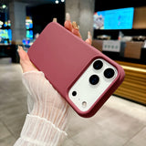 Bright Fluorescent Liquid Silicone Soft Case For iPhone
