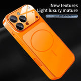 Magnetic Shockproof  Glass Case for iPhone