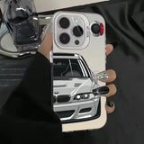 Stylish car print PC armor phone case For iPhone