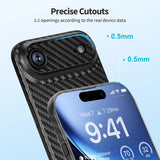 0.3mm Ultra Thi Carbon Fiber Pattern Matte Hard Case for iPhone