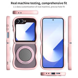 360 ° Rotating Bracket Protective Magnetic Wave Case for Samsung Galaxy Z Flip