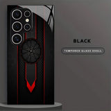 Esports-style red striped Hub-pattern protective case For Samsung