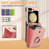 Crossbody Leather Cards Solt Wallet Bag Case For Samsung Galaxy Z Flip