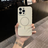 Original Liquid Silicone Magnetic Case For iPhone