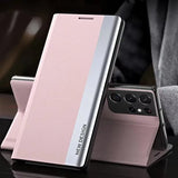 Luxury Leather Flip Case For Samsung Galaxy S26