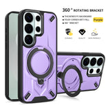 Magnetic Wireless Charge Mecha Shockproof Cover For Samsung