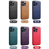 Business Luxury Leather Case For iPhone