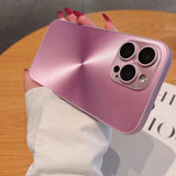 Luxury Laser Aurora CD Pattern Matte Case For iPhone