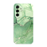 Gold marble-pattern hard case for Samsung