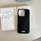 INS polka dots Shockproof Case for iPhone