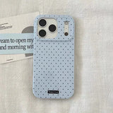INS polka dots Shockproof Case for iPhone