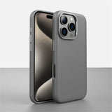 Luxury Business Metal Camera PU Leather Magnetic Case For iPhone