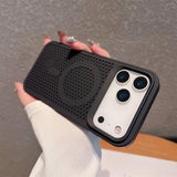 Honeycomb Heat Dissipation Wireless Charge Case for iPhone