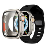 Silicone Band + Protective Case For Apple Watch