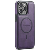 Premium Magnetic PU Leather Case for iPhone