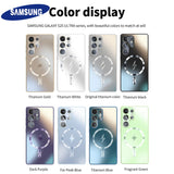 Matte Magnetic Glass Lens Film Protection Anti-fall case For Samsung