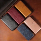 Zipper Leather Wallet Cards Bag Case For Samsung Galaxy