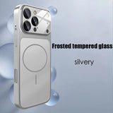 Magnetic Shockproof  Glass Case for iPhone
