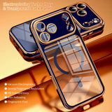 Luxury Plating Soft TPU Magnetic Case For iPhone