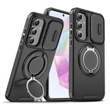Folding Bracket Slide Magnetic Phone Case For Samsung