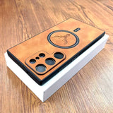 PU Leather Magnetic  Case For Samsung Galaxy