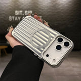 Corrugated Pattern Magnetic Case For iPhone