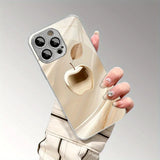 Creative Golden Crystal For Apple Pattern Phone Case For iPhone