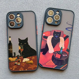 Funny Cat Daily Life Case For iPhone