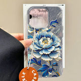 Luxury INS Lotus Flower Colorful Y2K Girls Print Women Case For Samsung