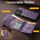 Magnetic Anti-Theft Detachable Leather Case For iPhone