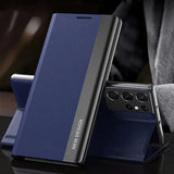 Luxury Leather Flip Case For Samsung Galaxy S26